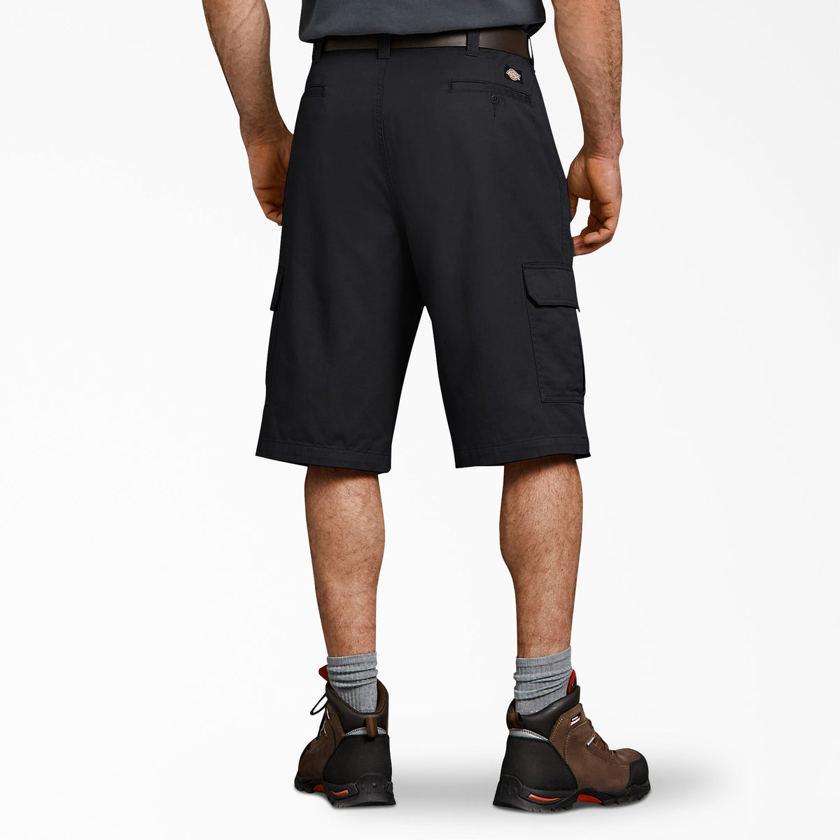 Dickies Loose Fit Cargo Shorts, 13" - Rinsed Black (RBK)