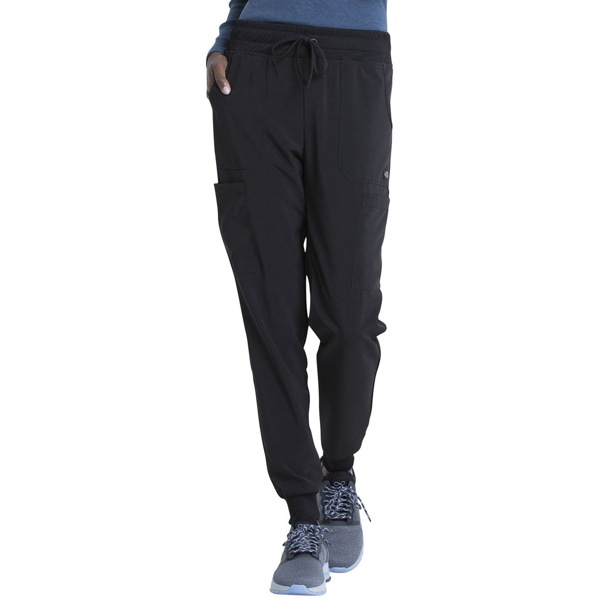 Dickies Women's EDS Essentials Mid Rise Scrub Jogger - Black (BLK)