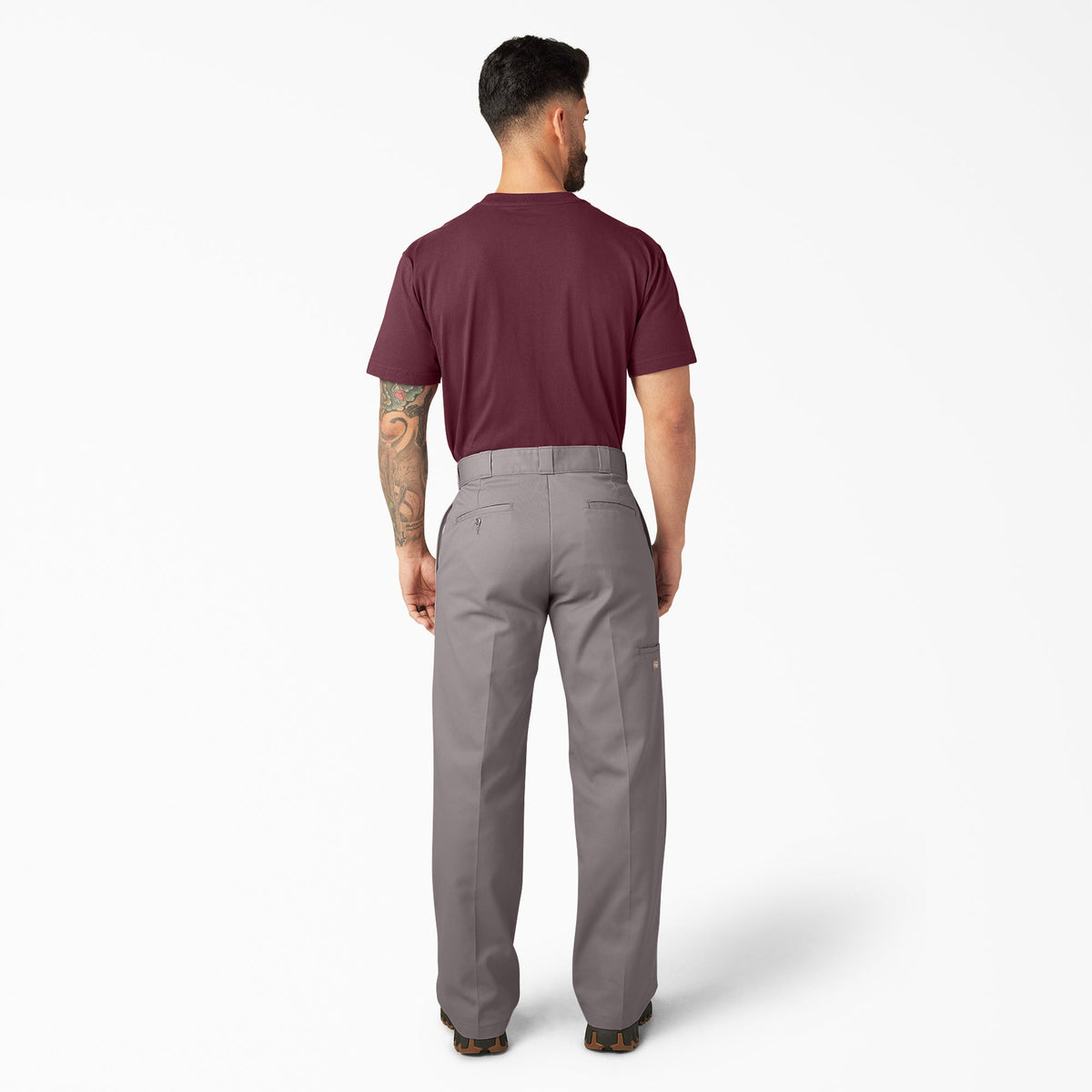 Dickies Loose Fit Double Knee Work Pants - Silver (SV)