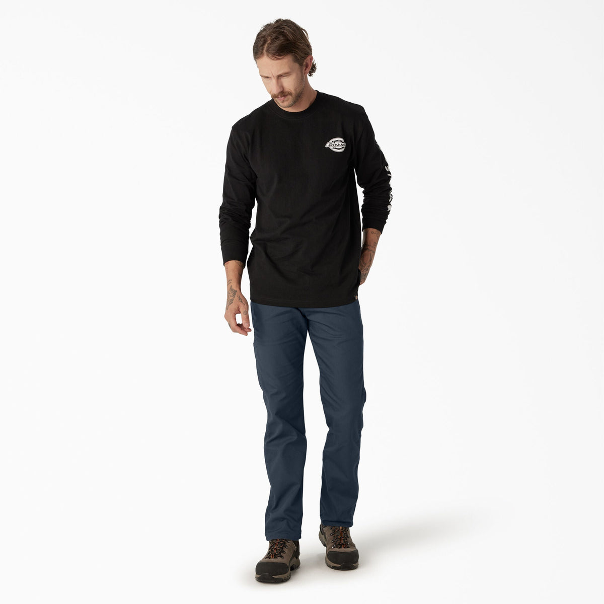 Dickies FLEX Regular Fit Duck Carpenter Pants - Stonewashed Dark Navy (SDN)