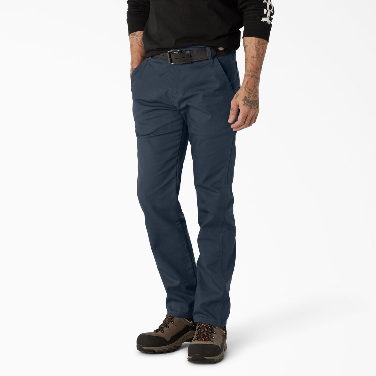 Dickies FLEX Regular Fit Duck Carpenter Pants - Stonewashed Dark Navy (SDN)