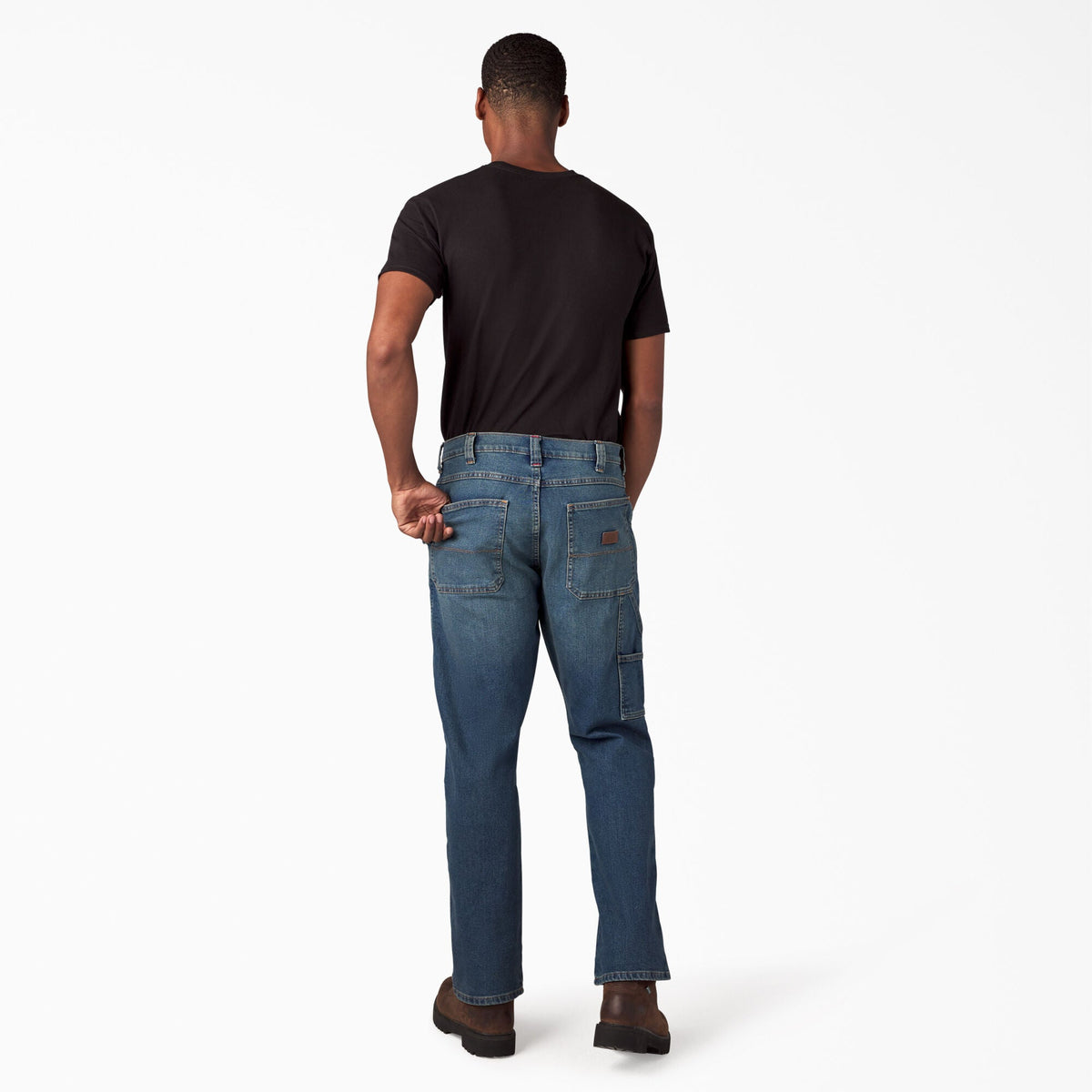 Dickies FLEX Regular Fit Carpenter Utility Jeans - Tined Denim Wash (TWI)