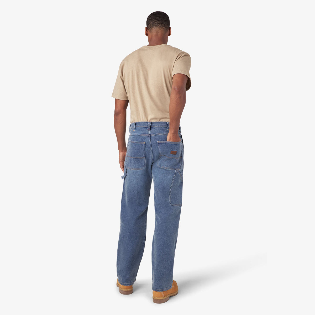 Dickies FLEX Relaxed Fit Double Knee Jeans - Light Denim Wash (LWI)