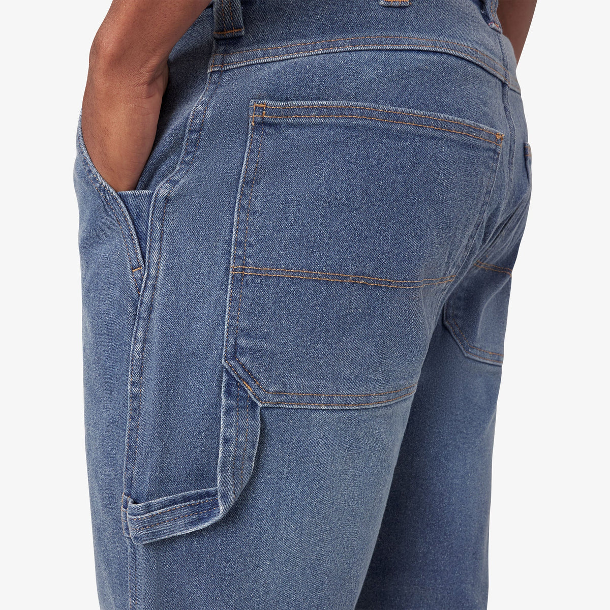 Dickies FLEX Relaxed Fit Double Knee Jeans - Light Denim Wash (LWI)