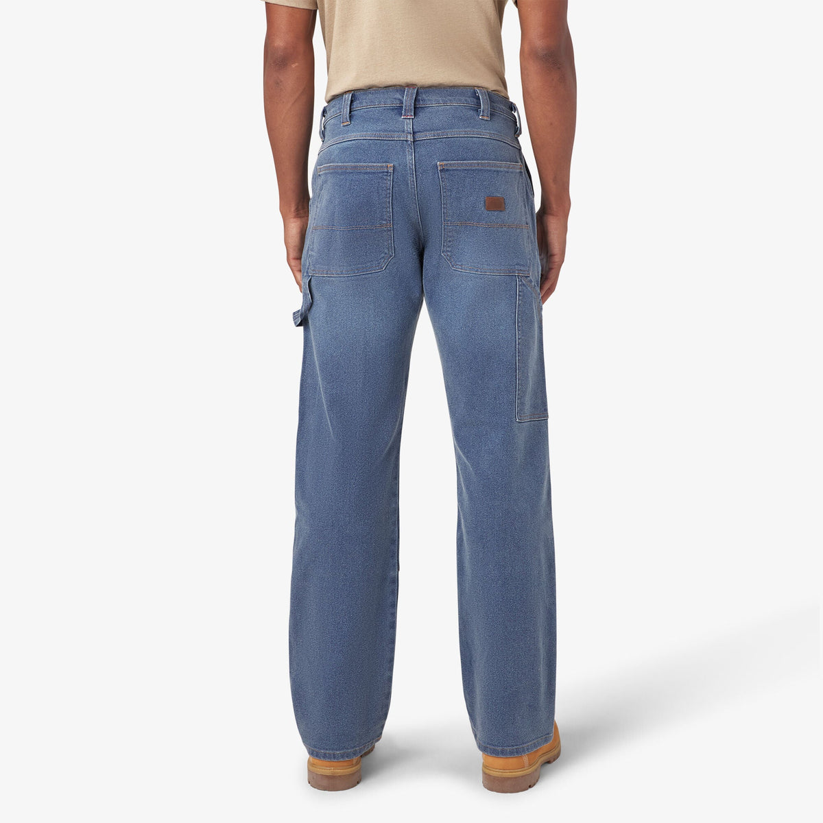 Dickies FLEX Relaxed Fit Double Knee Jeans - Light Denim Wash (LWI)