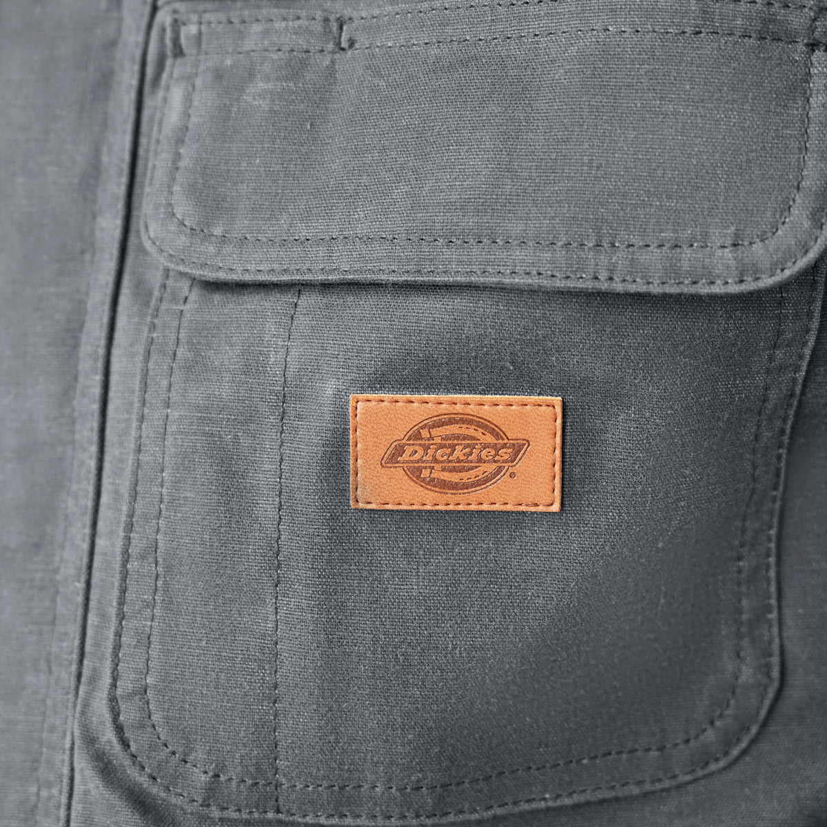 Dickies Fully Waxed Canvas Vest - Charcoal (0CH)
