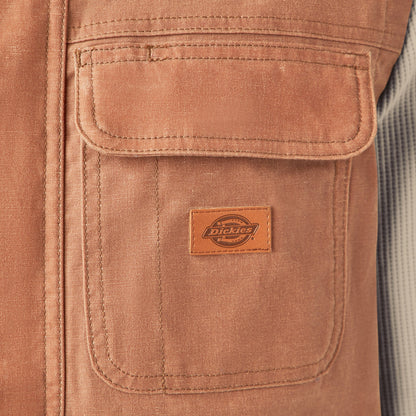 Dickies Fully Waxed Canvas Vest - Acorn (G44)