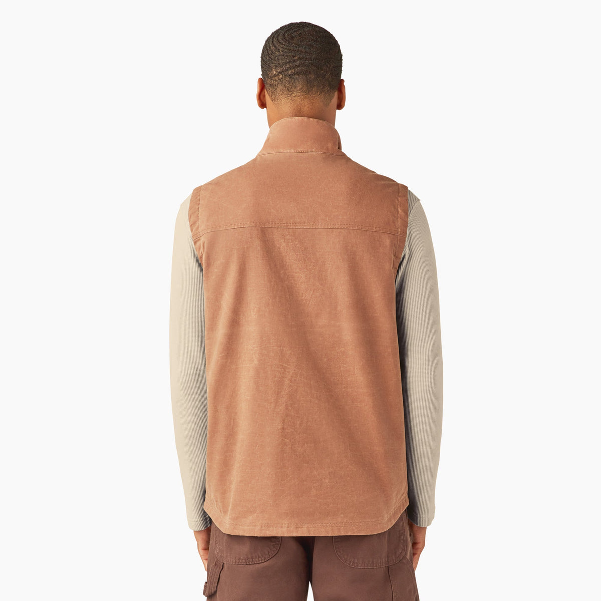 Dickies Fully Waxed Canvas Vest - Acorn (G44)