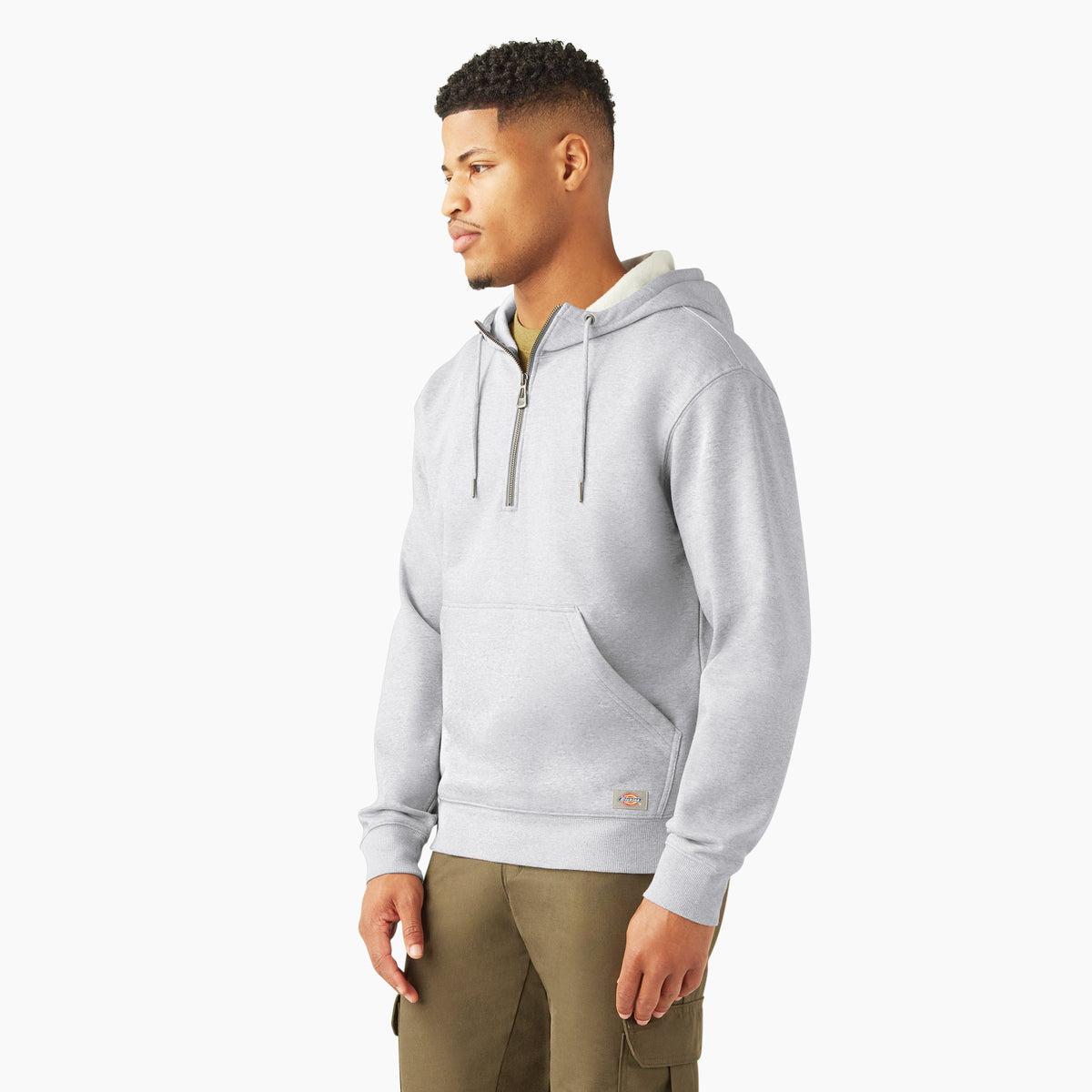Dickies Quarter Zip Hoodie - Heather Gray (0H2)