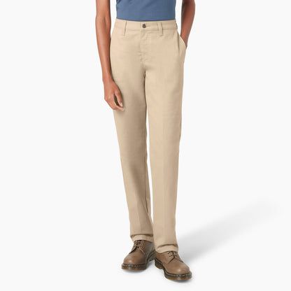 Dickies Women's Super Flex Straight Leg Work Pants - Desert Sand (0DS)