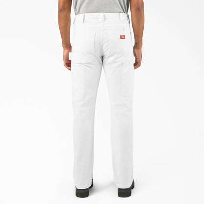 Dickies FLEX Duck Canvas Utility Painter's Pants - White (0WH)