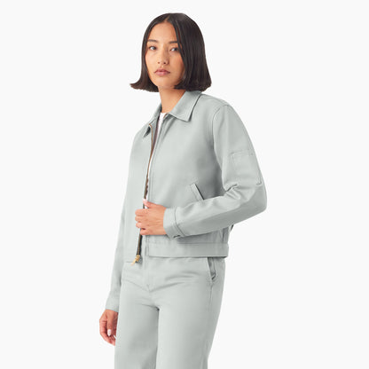 Dickies Women’s Unlined Cropped Eisenhower Jacket - Ultimate Gray (D06)
