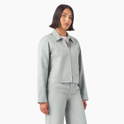 Dickies Women’s Unlined Cropped Eisenhower Jacket - Ultimate Gray (D06)