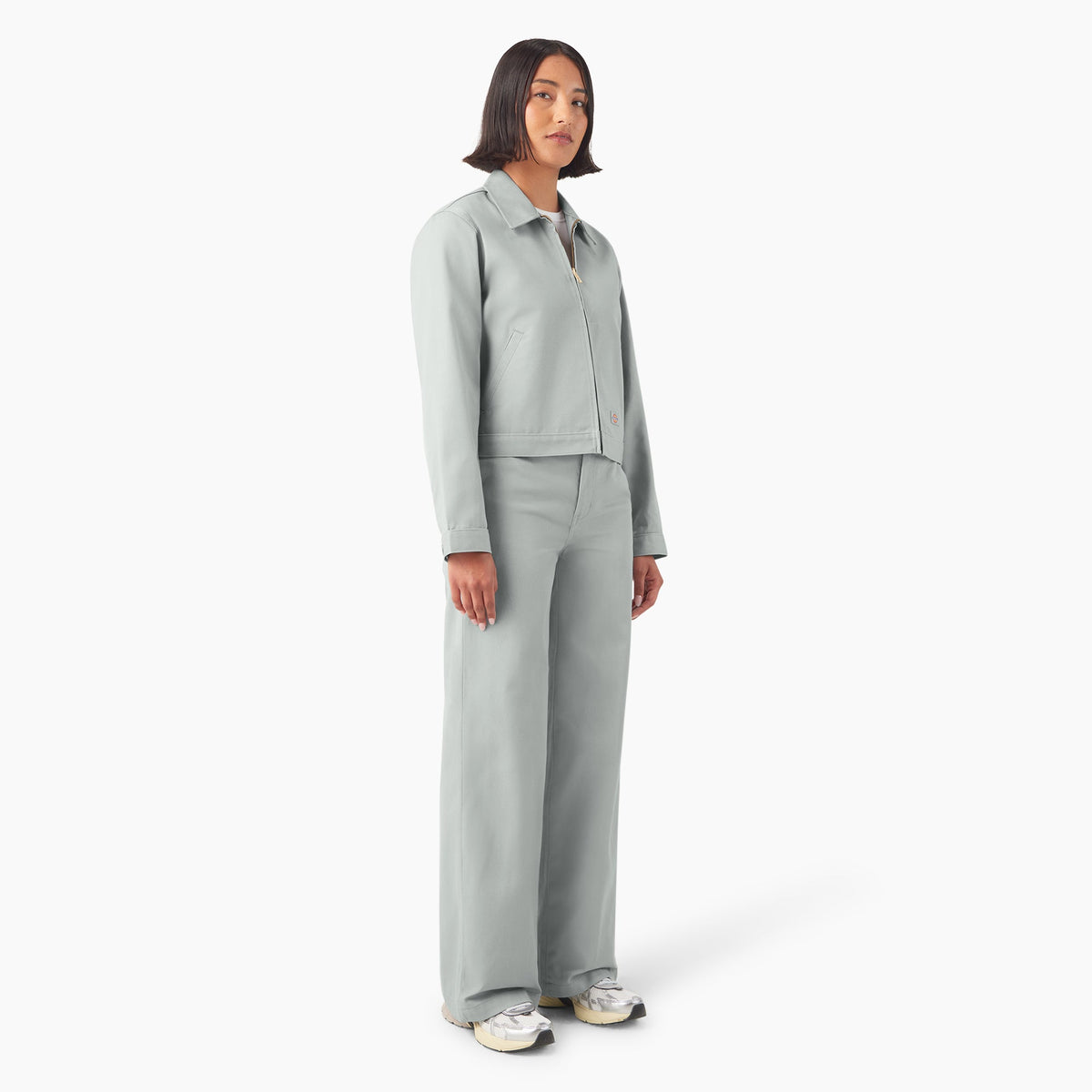 Dickies Women’s Unlined Cropped Eisenhower Jacket - Ultimate Gray (D06)