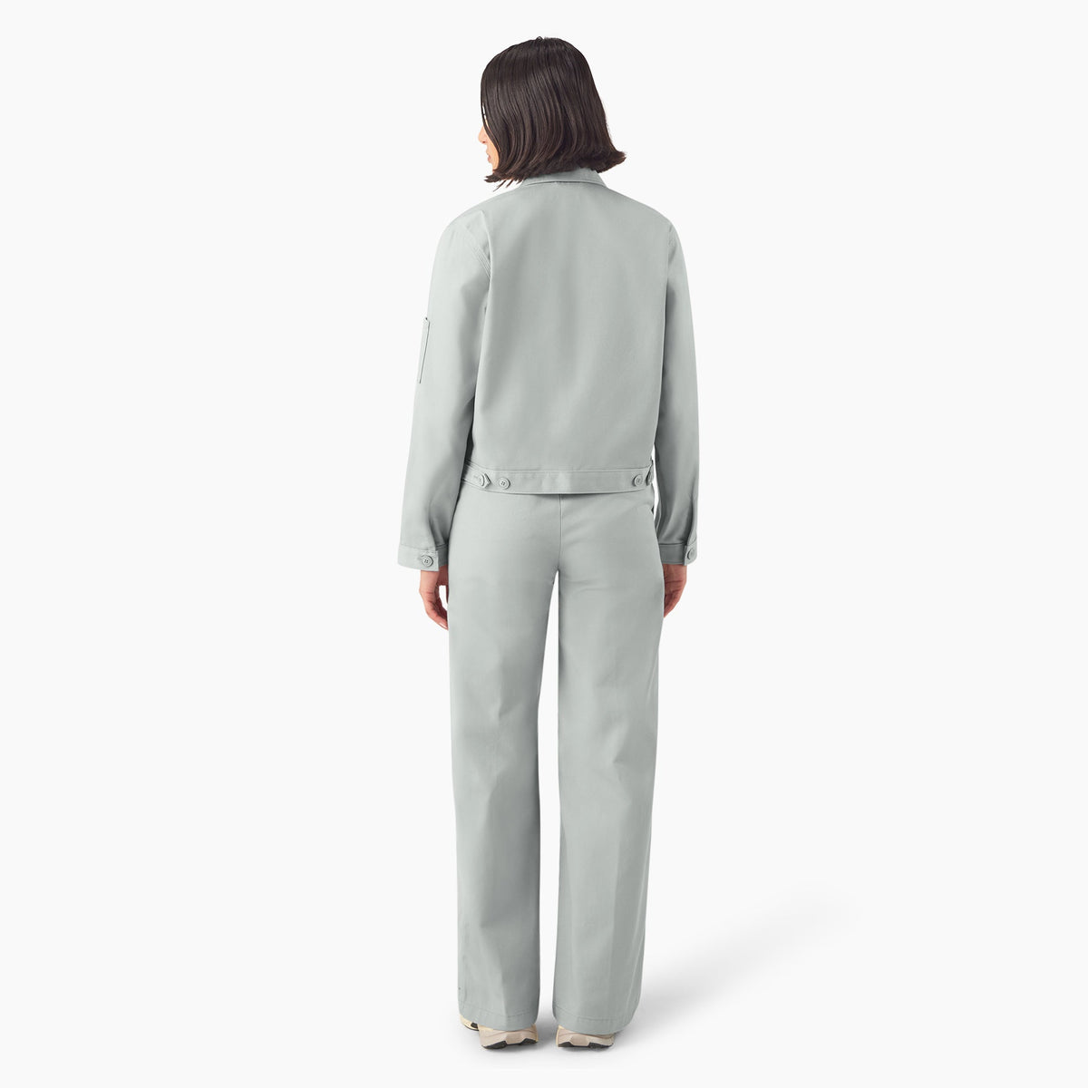 Dickies Women’s Unlined Cropped Eisenhower Jacket - Ultimate Gray (D06)