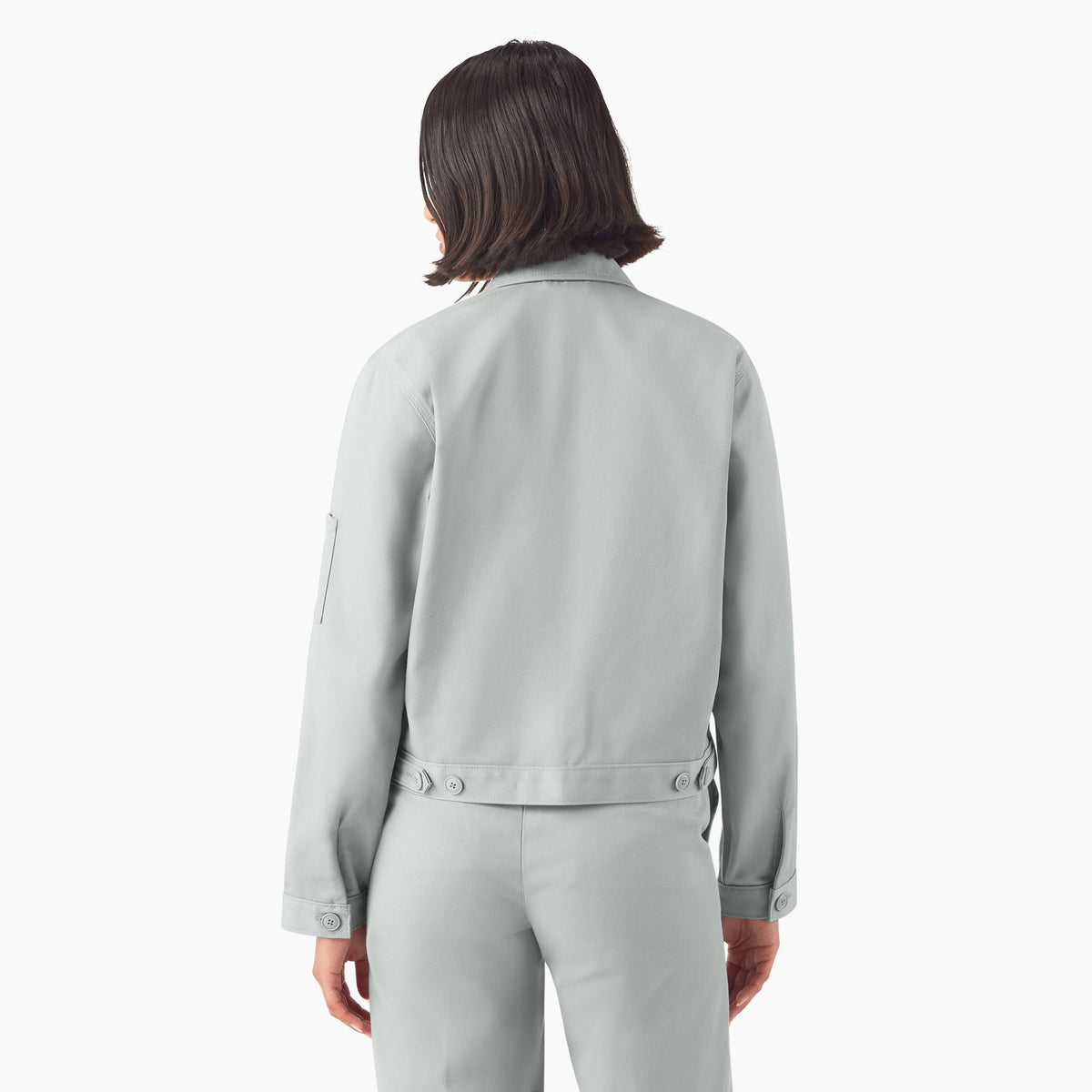 Dickies Women’s Unlined Cropped Eisenhower Jacket - Ultimate Gray (D06)