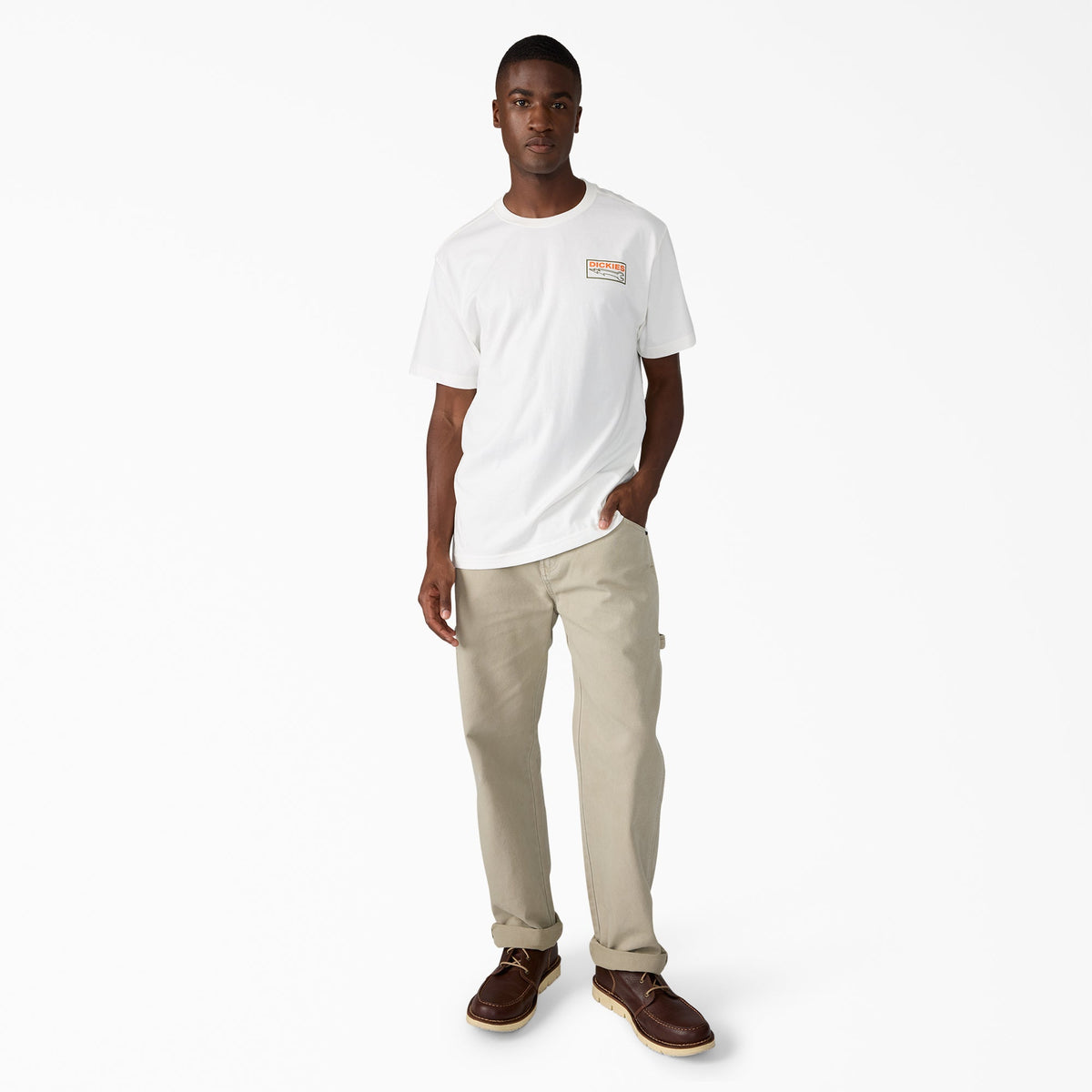 Dickies Full Charge Graphic T-Shirt - Snow White (0S2)