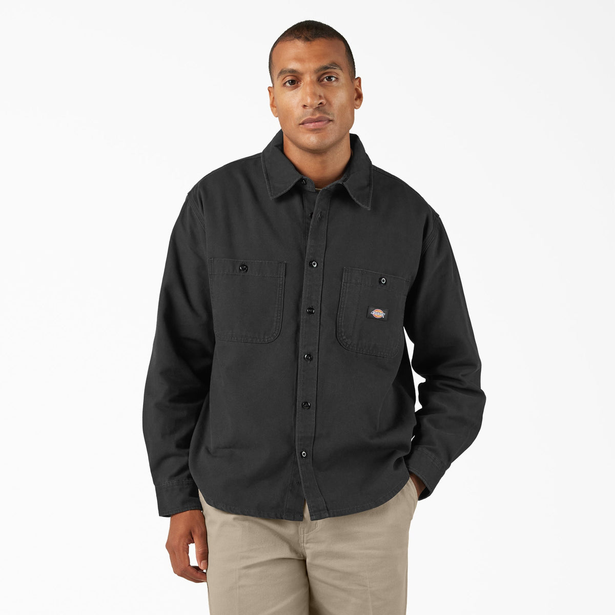 Dickies Johnsonville Canvas Shirt - Black (BLK)