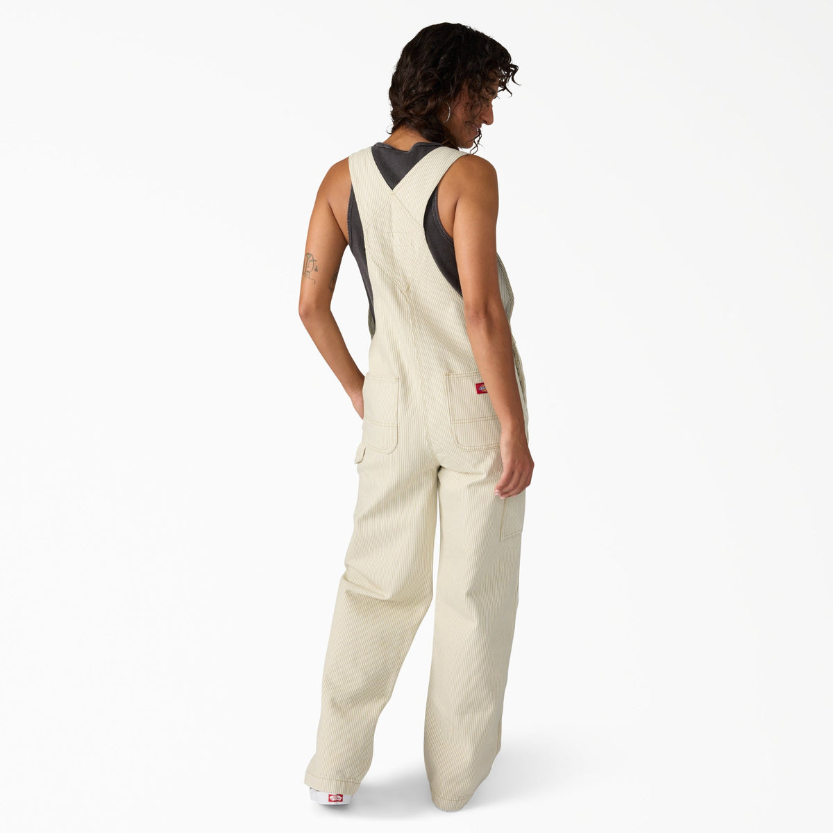 Dickies Women's Hickory Bib Overalls - Eucalyptus (L44)