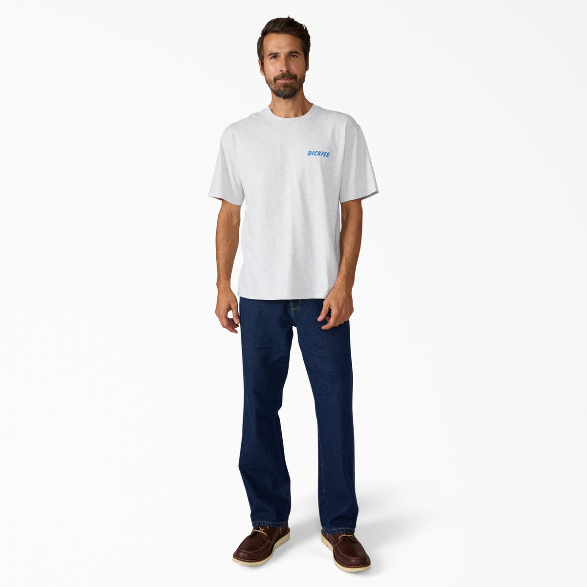 Dickies Dry Ridge Graphic T-Shirt - Light Gray (A28)