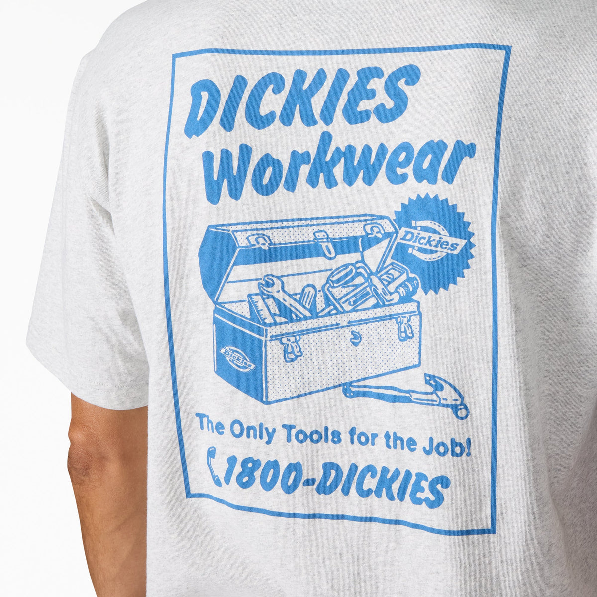 Dickies Dry Ridge Graphic T-Shirt - Light Gray (A28)