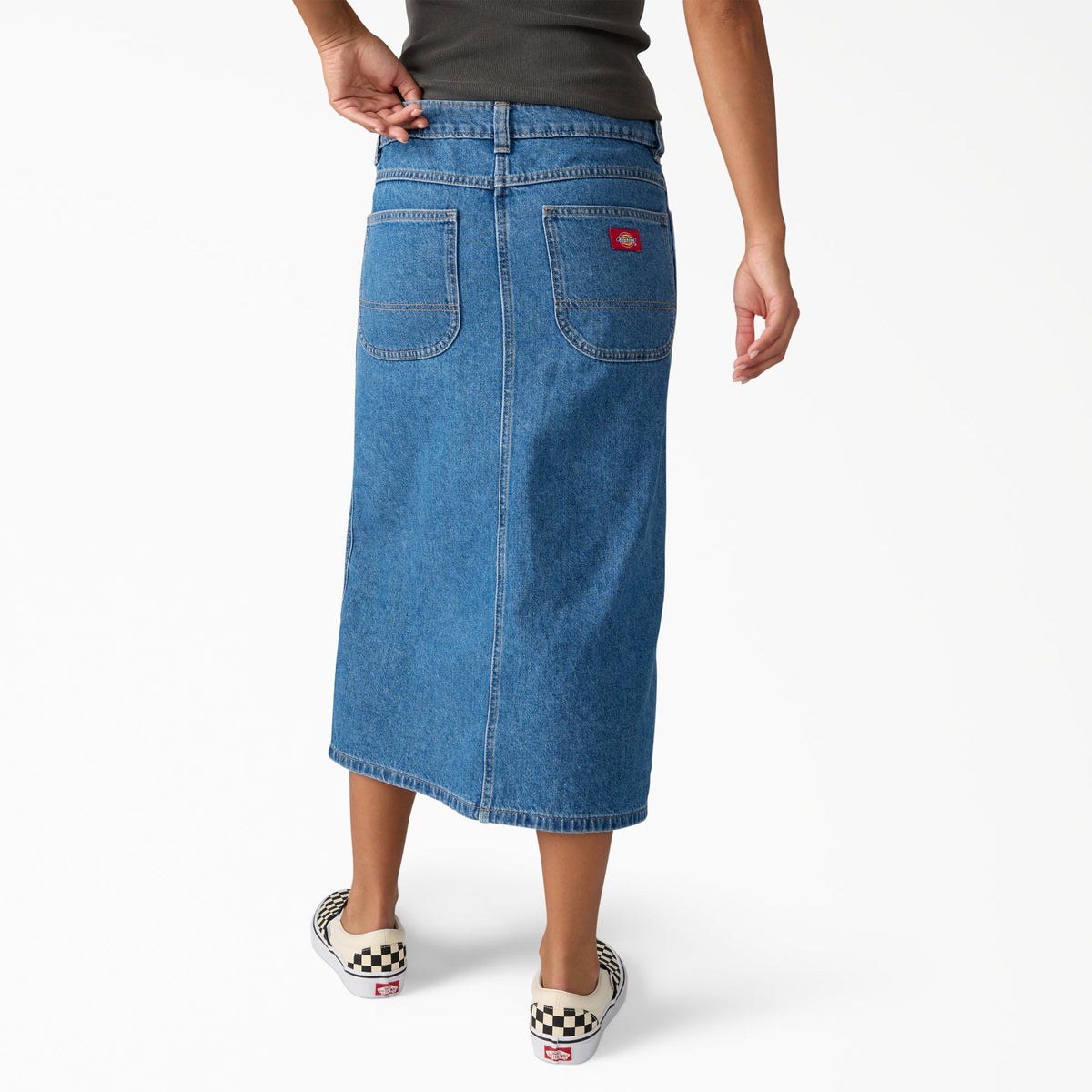 Dickies Women's Midi Denim Skirt - CLASSIC BLUE (CLB)