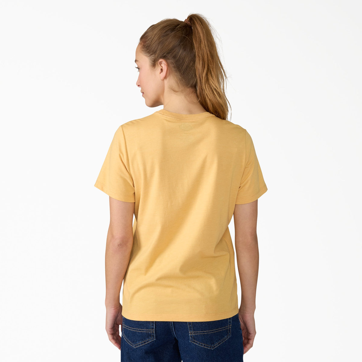 Dickies Women's Cooling Performance Short Sleeve Pocket T-Shirt - Oak Buff Heather (L66)