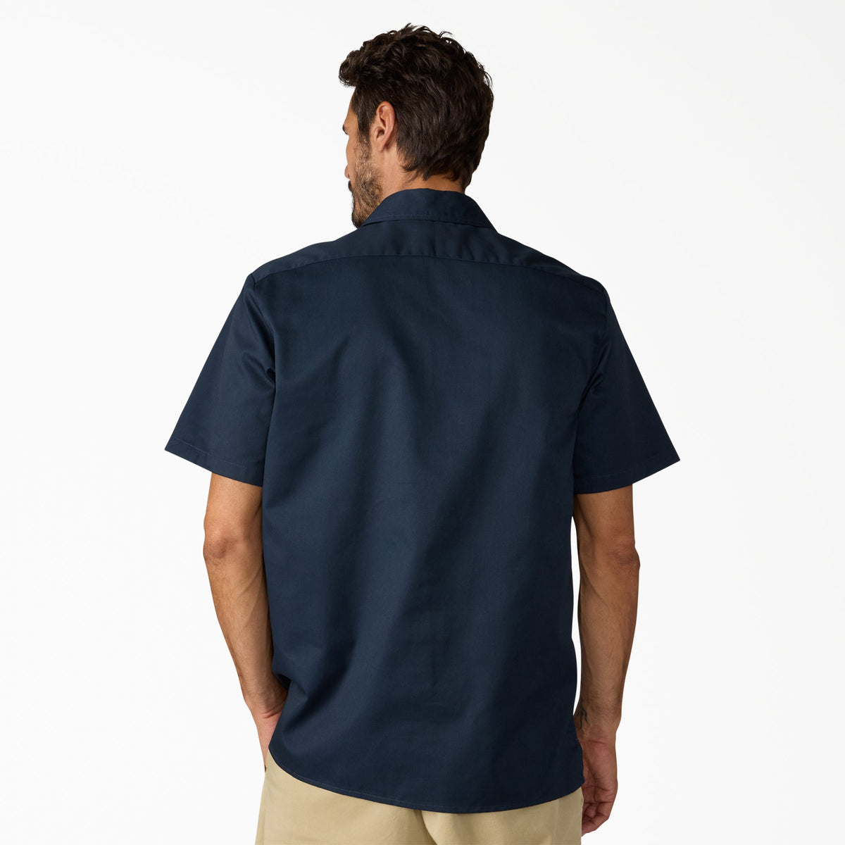 Dickies 1/4 Zip Work Shirt - Dark Navy (0DN)