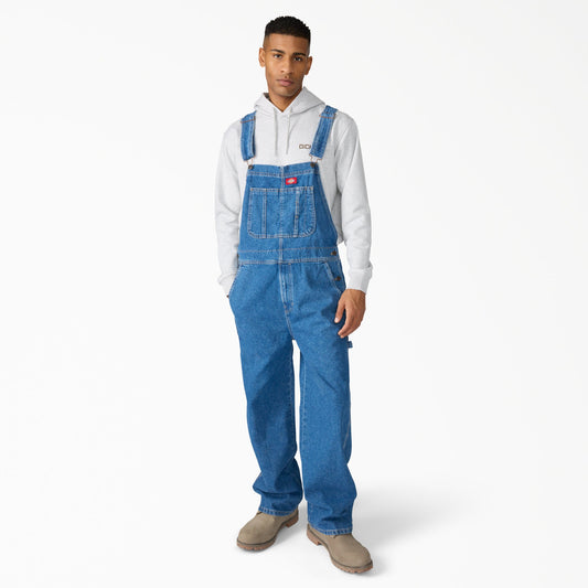 Dickies Loose Denim Bib Overalls - CLASSIC BLUE (CLB)