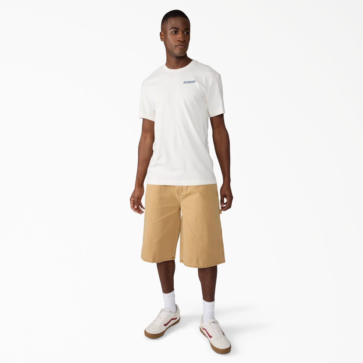 Dickies Americana Logo Fill Graphic T-Shirt - Snow White (0S2)