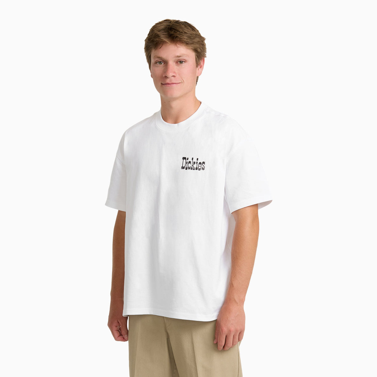 Dickies Polk Short Sleeve Graphic T-Shirt - White (0WH)