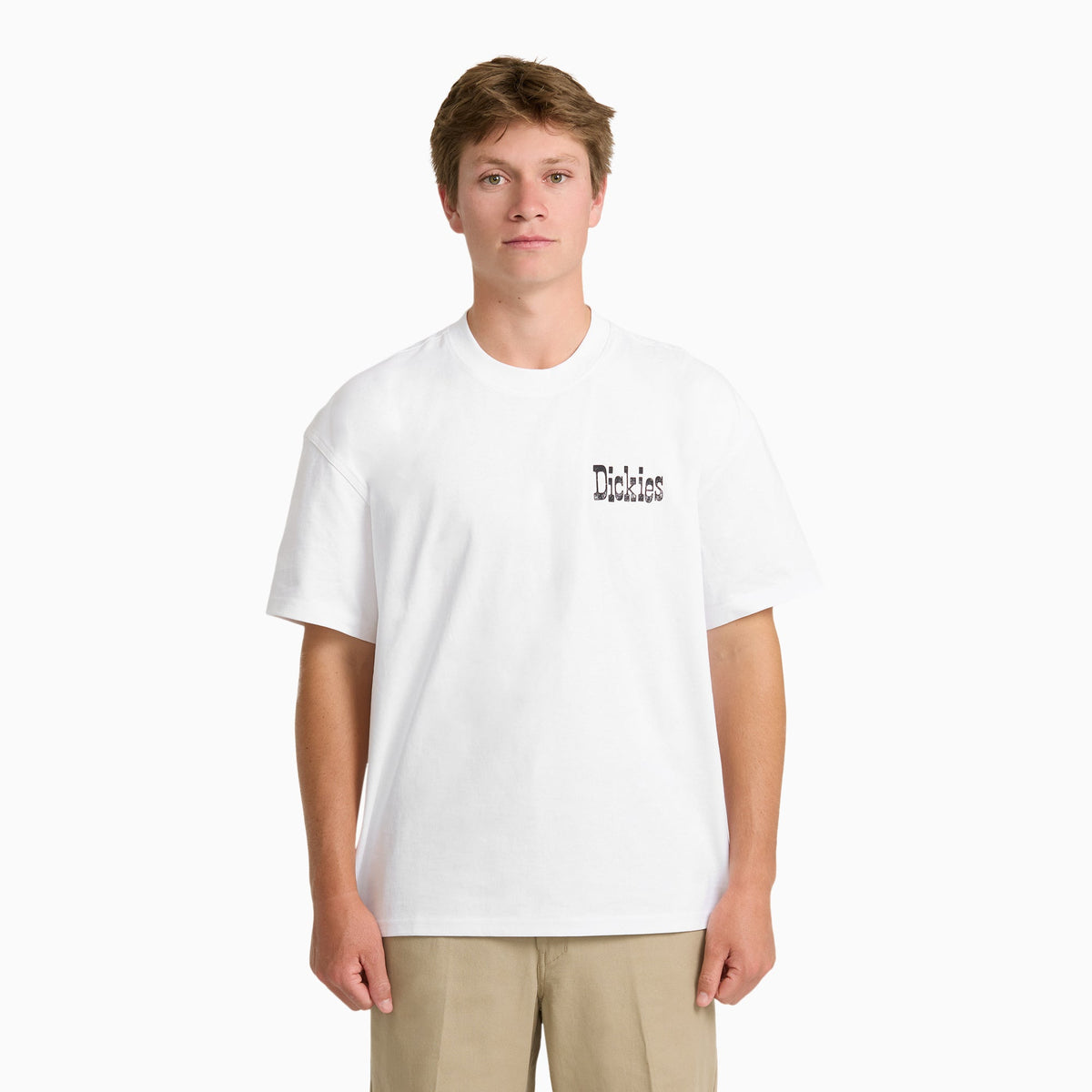 Dickies Polk Short Sleeve Graphic T-Shirt - White (0WH)