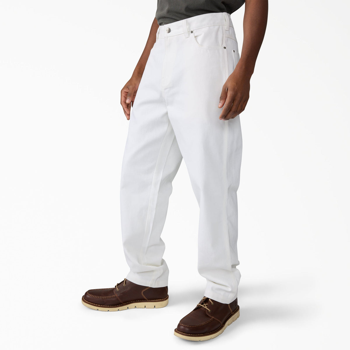 Dickies Wellsville Baggy Tapered Twill Pant - White (0WH)