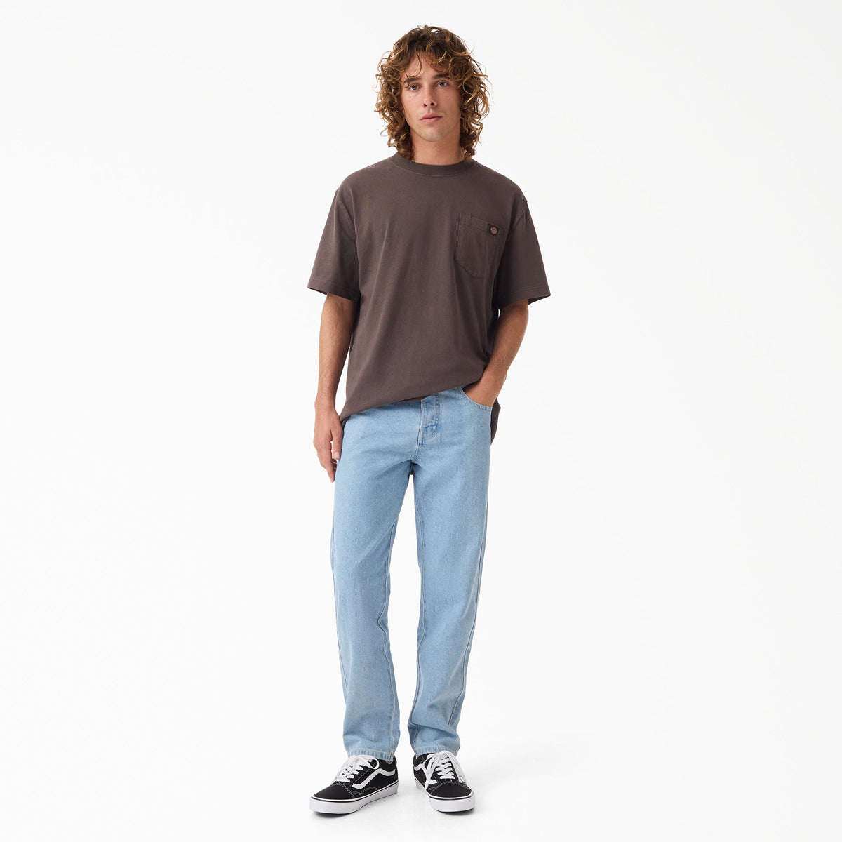 Dickies 982 Slim Tapered Jeans - Vintage Aged Blue (C15)