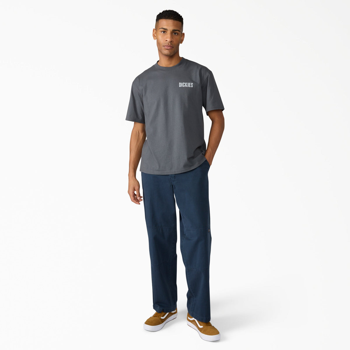 Dickies Wolfhurst Short Sleeve Graphic T-Shirt - Charcoal Gray (CH0)
