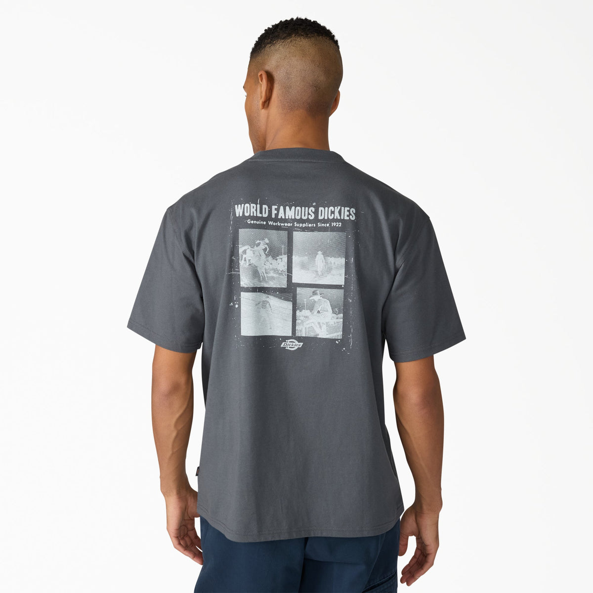 Dickies Wolfhurst Short Sleeve Graphic T-Shirt - Charcoal Gray (CH0)