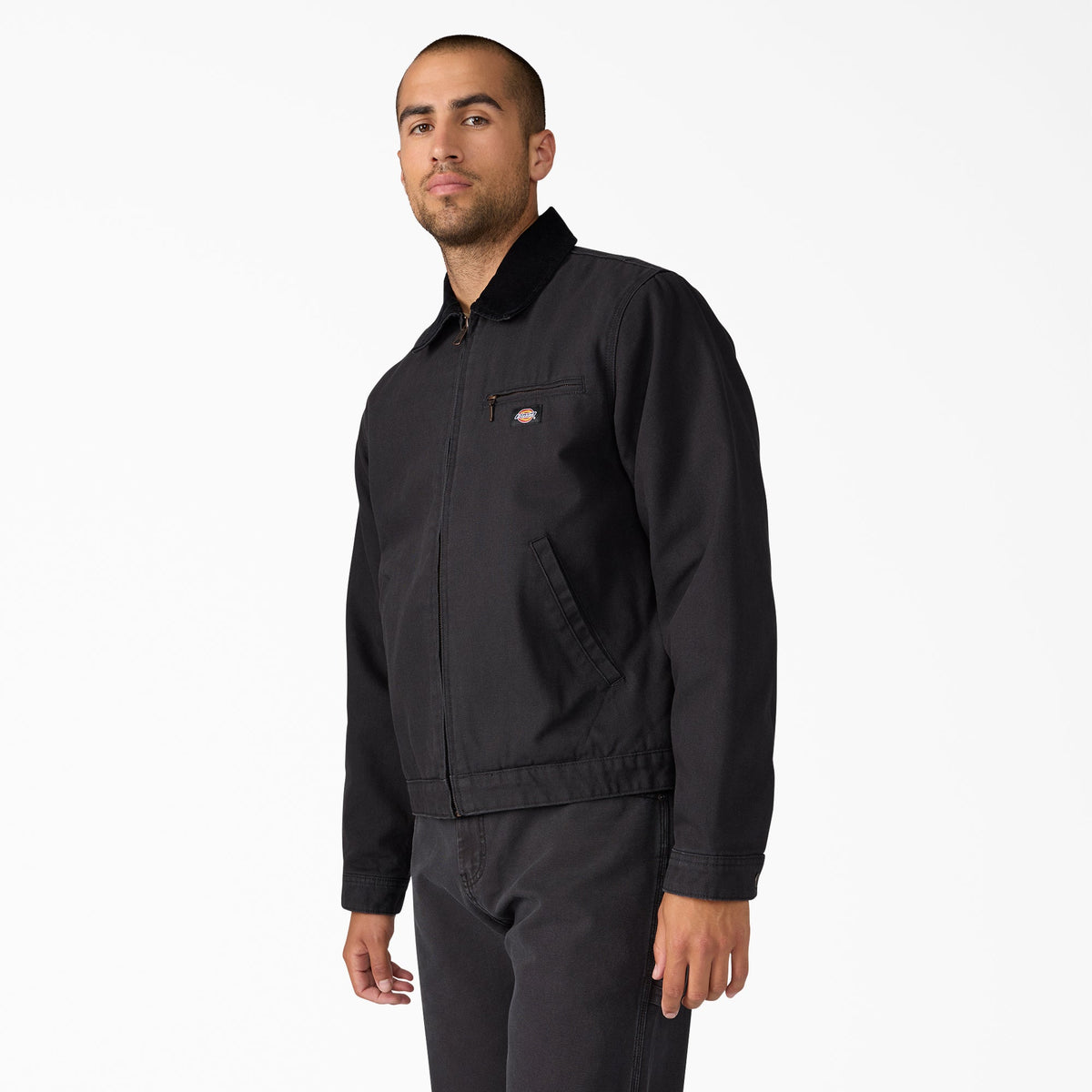 Dickies Blanket Lined Duck Canvas Jacket - Black (BLK)