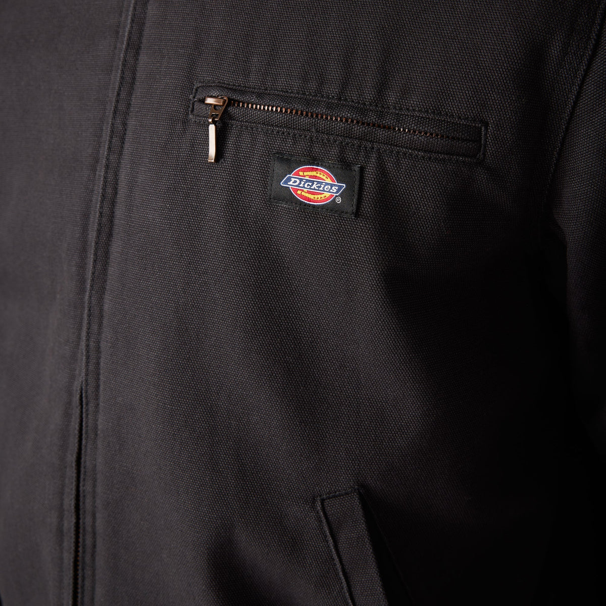Dickies Blanket Lined Duck Canvas Jacket - Black (BLK)