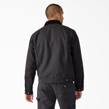 Dickies Blanket Lined Duck Canvas Jacket - Black (BLK)