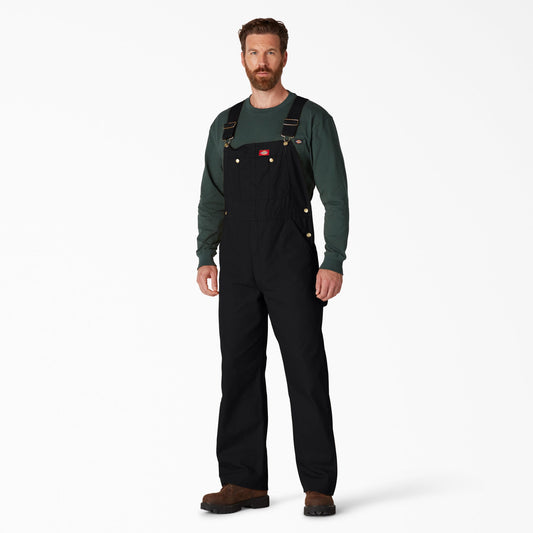 Dickies Classic Bib Overalls - Rinsed Black (RBK)