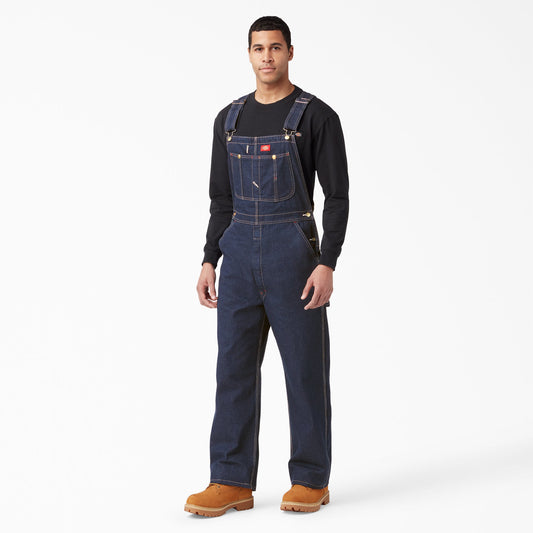 Dickies Classic Bib Overalls - Rinsed Indigo Blue (RNB)