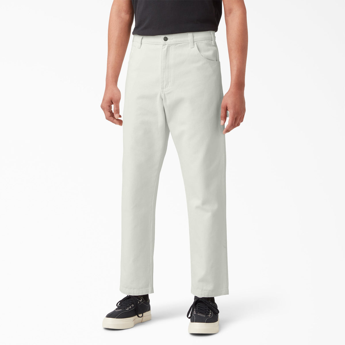 Dickies Relaxed Fit Stonewashed Duck Carpenter Pants - Stonewashed Cloud (S2C)