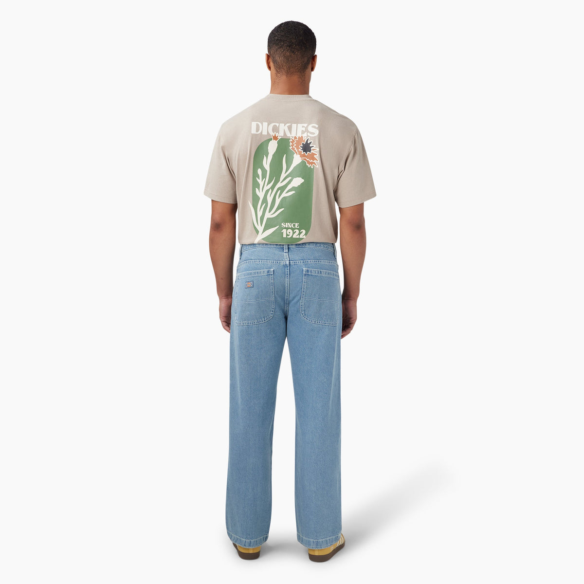 Dickies Loose Fit Double Knee Jeans - Light Denim (LTD)