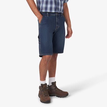 Dickies Denim Utility Shorts, 11" - Medium Denim Wash (MWI)