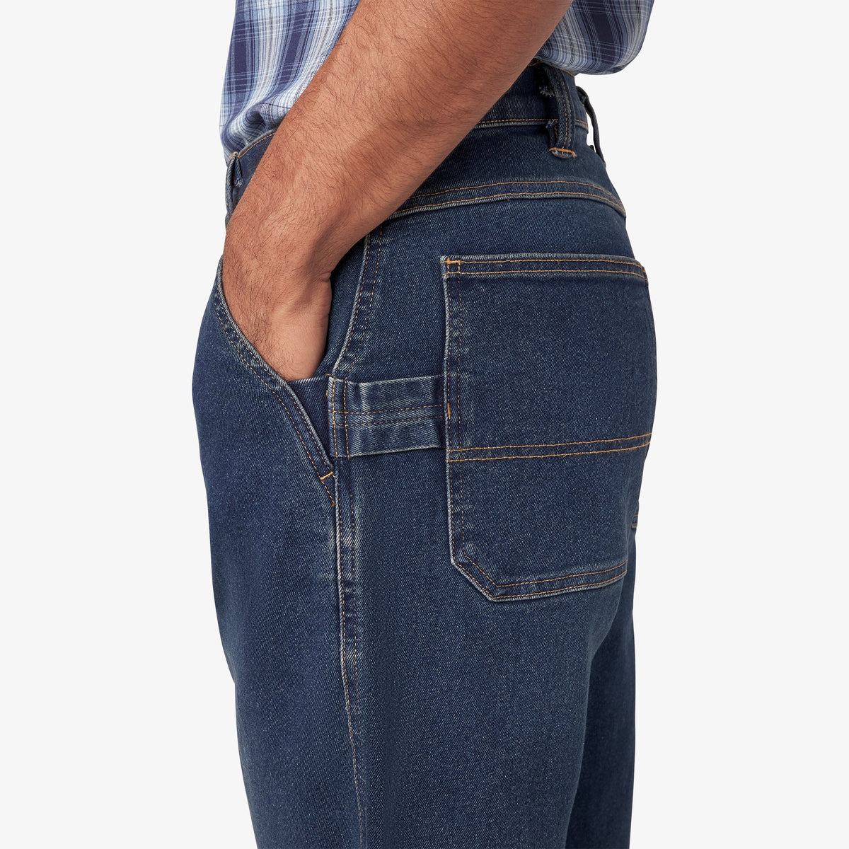 Dickies Denim Utility Shorts, 11" - Medium Denim Wash (MWI)