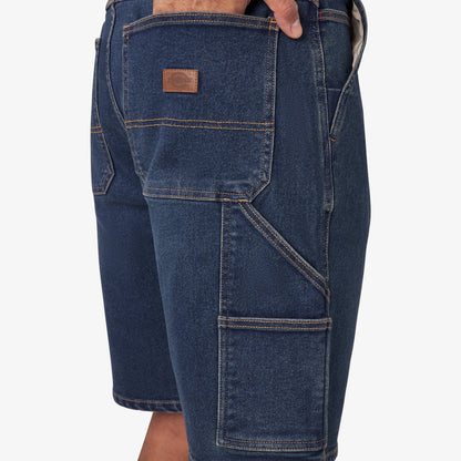 Dickies Denim Utility Shorts, 11" - Medium Denim Wash (MWI)