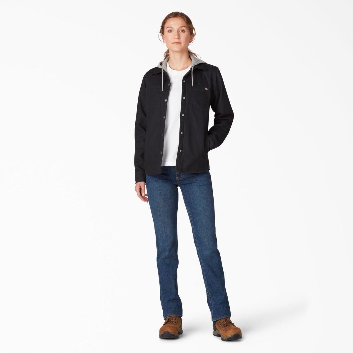 Dickies Women's Perfect Shape Straight Fit Jeans - Stonewashed Indigo Blue (SNB)