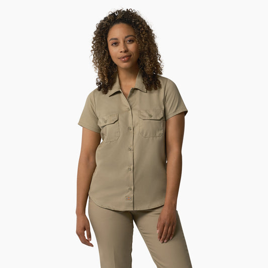 Dickies Women's 574 Original Work Shirt - Military Khaki (KSH)