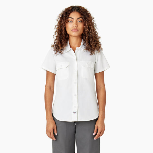Dickies Women's 574 Original Work Shirt - White (WSH)