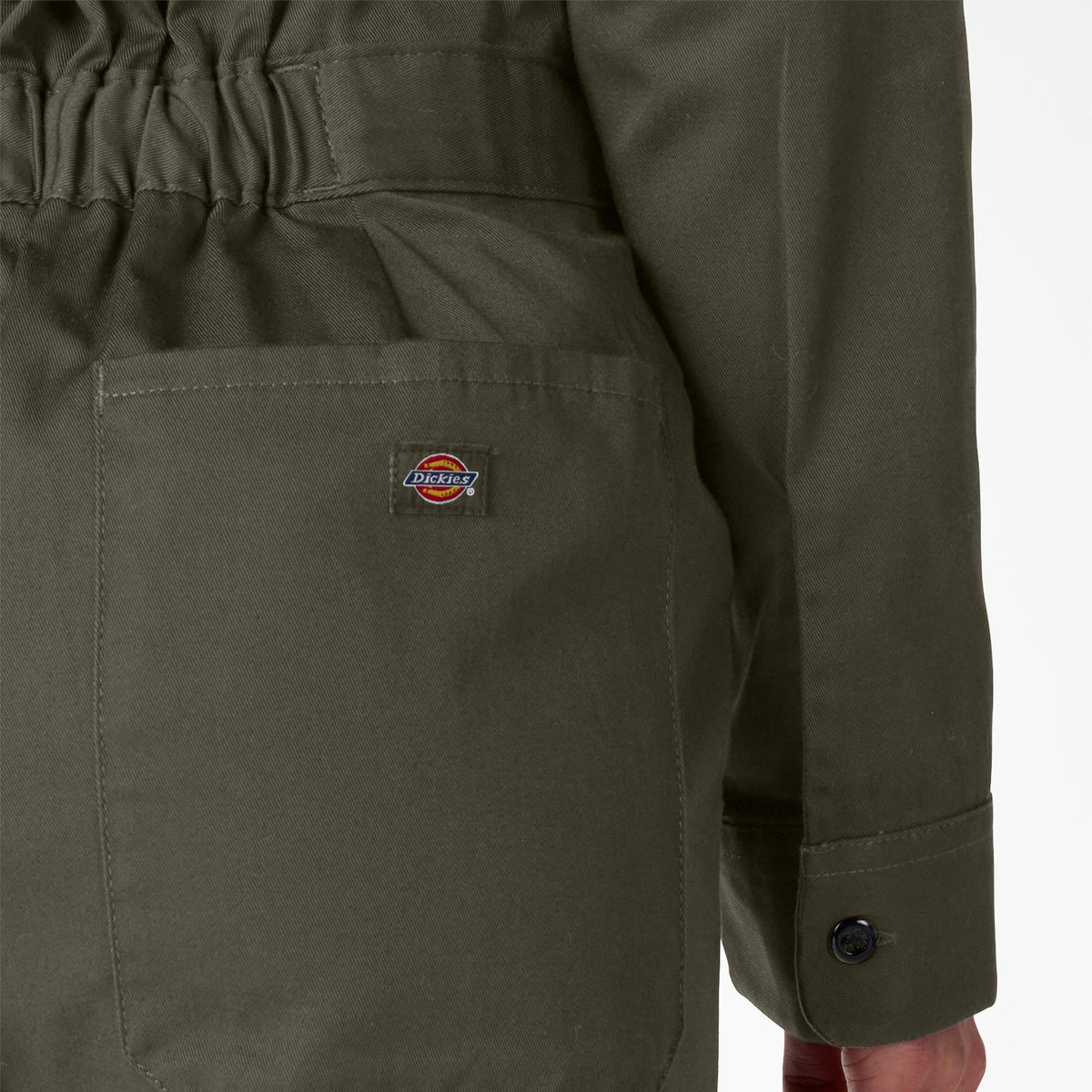 Dickies Women's Long Sleeve Coveralls - Moss Green (MS)